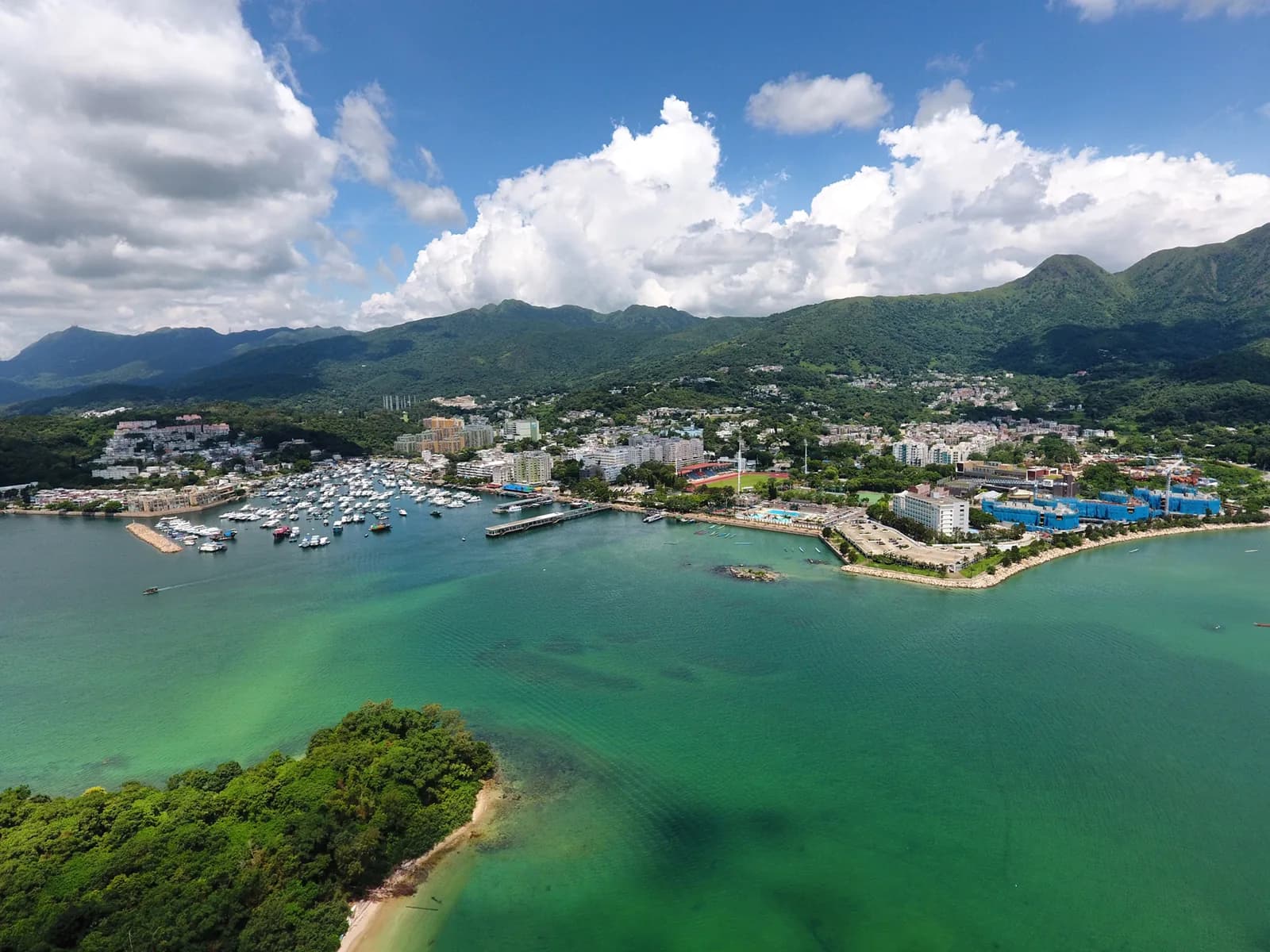Sai Kung waterfront and Clearwater Bay residential view