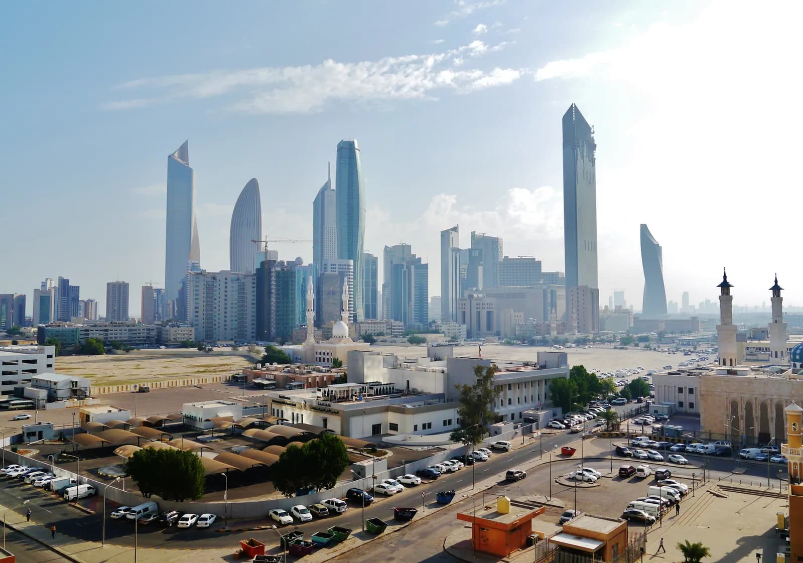 Salwa residential district in Kuwait