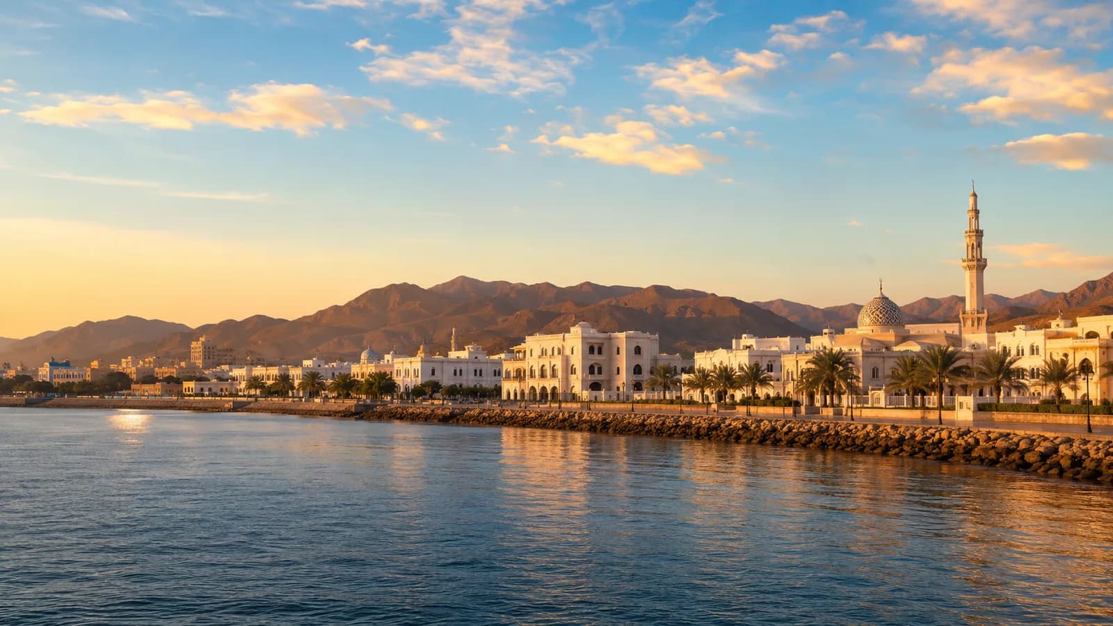 Seeb skyline or landmark view