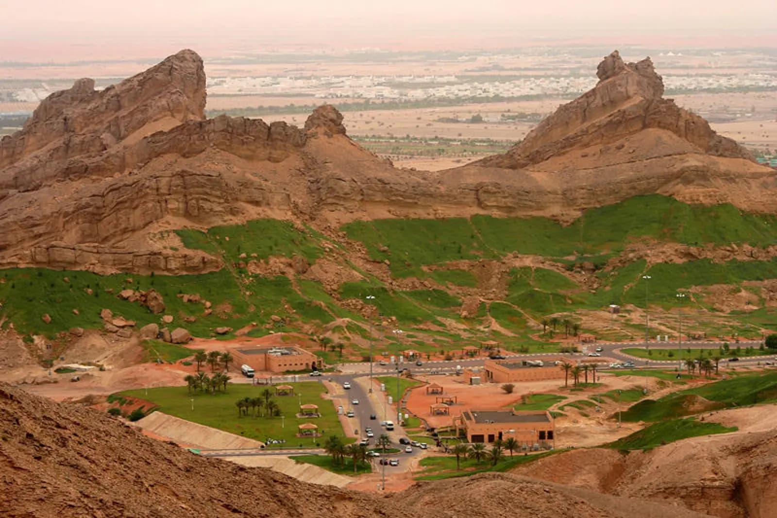 Al Ain skyline or landmark view