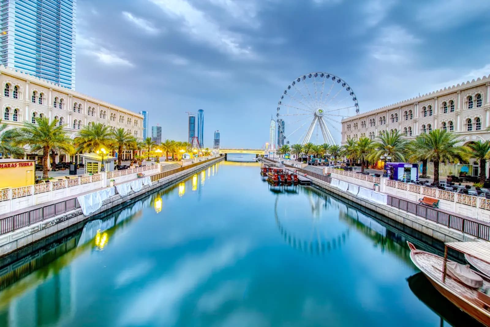 Sharjah skyline or landmark view