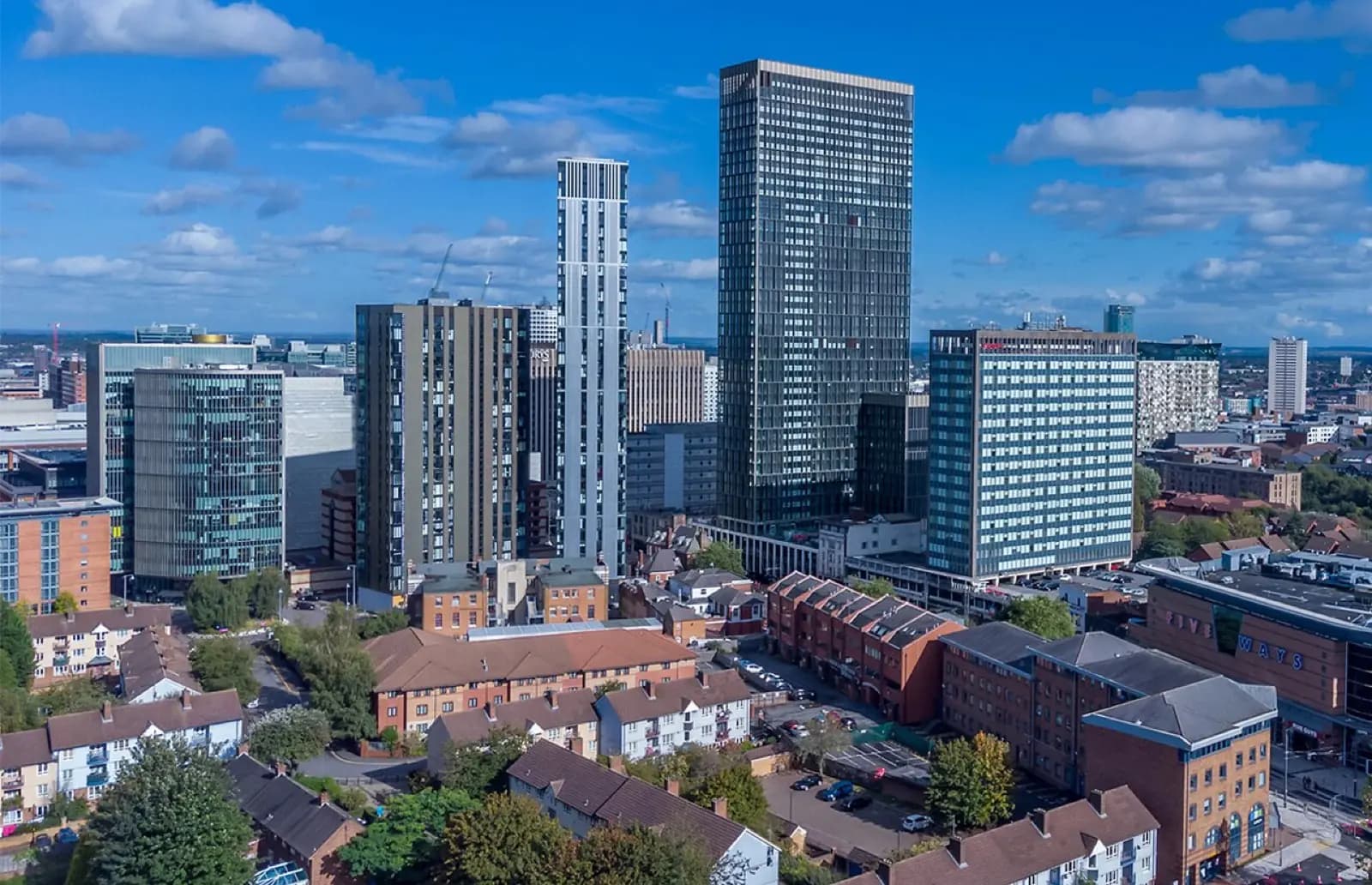 Birmingham skyline or landmark view